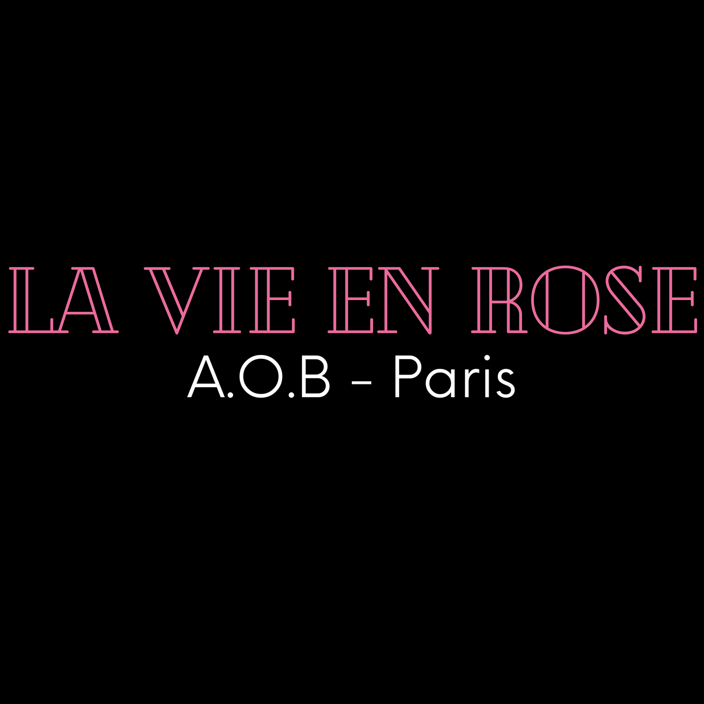 LE SWEAT SANS CAPUCHE "LA VIE EN ROSE"