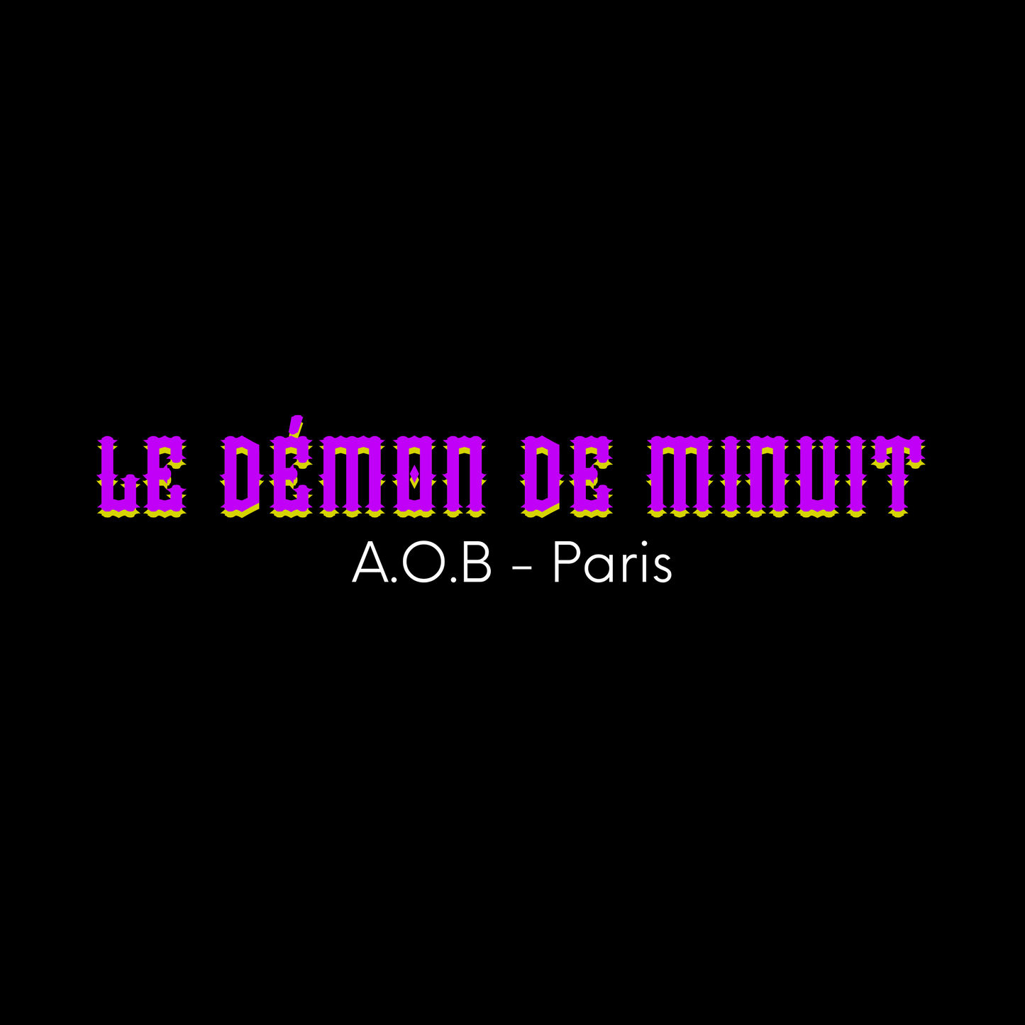 LE SWEAT SANS CAPUCHE "LE DÉMON DE MINUIT"