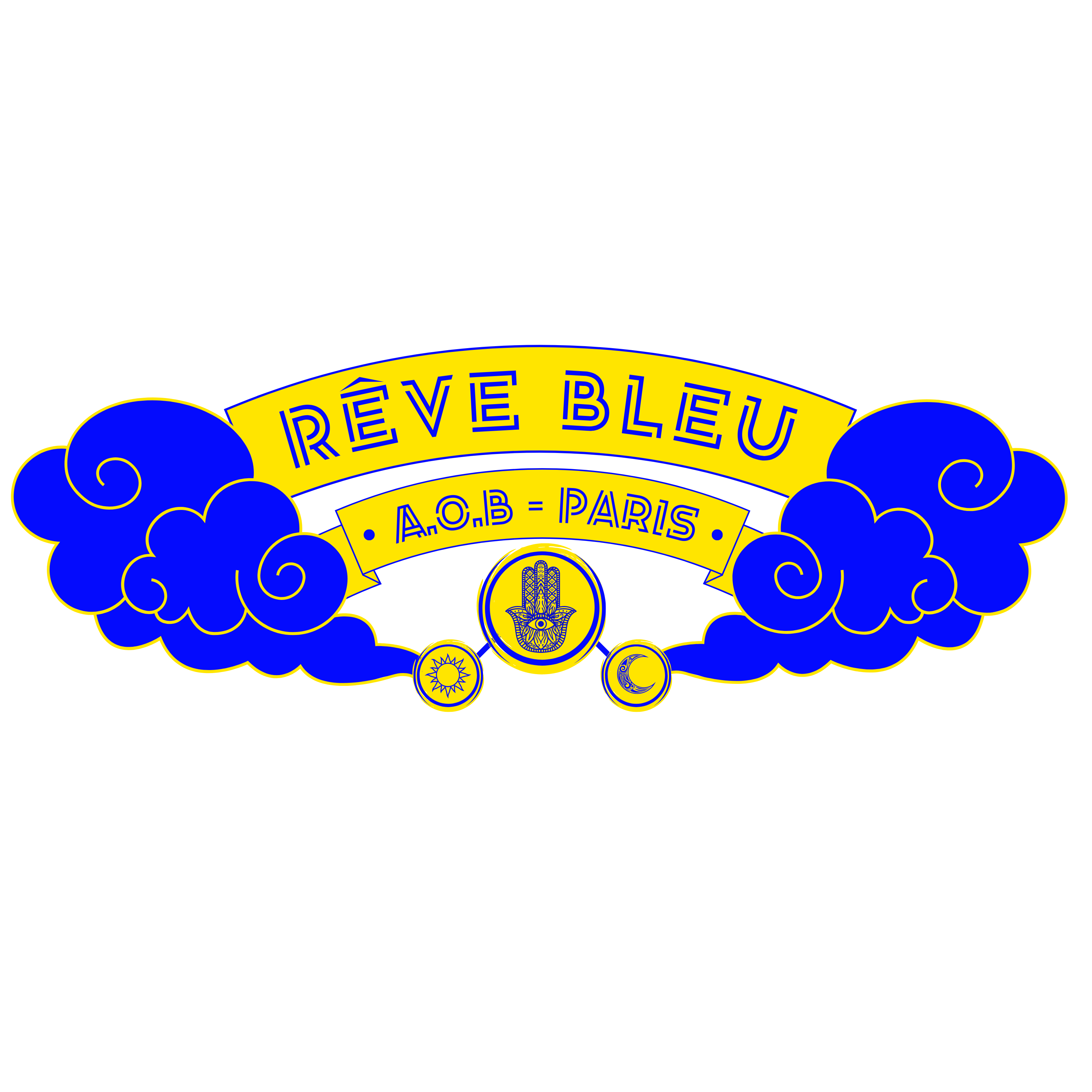 LA ROBE T-SHIRT "RÊVE BLEU"