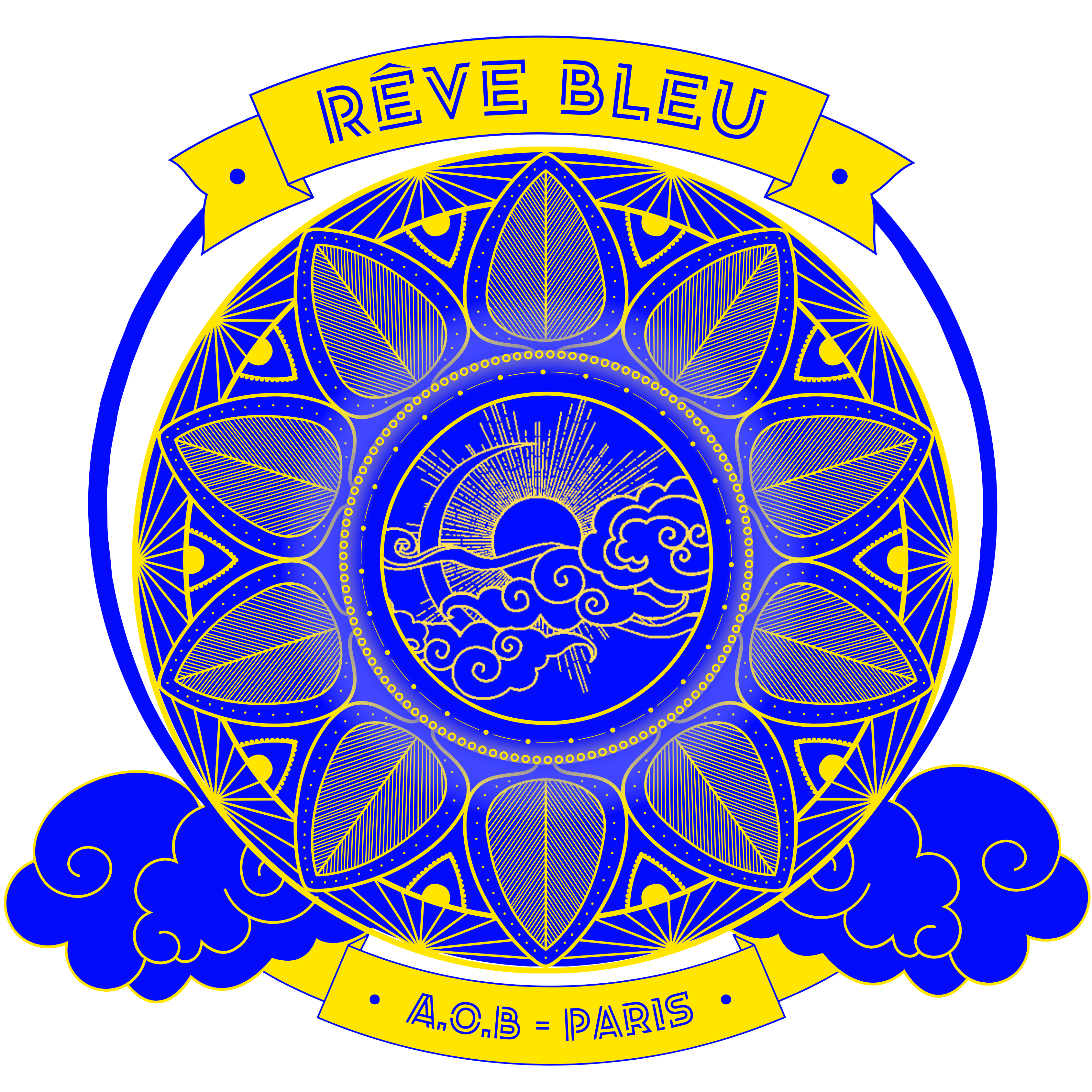 LA ROBE T-SHIRT "RÊVE BLEU"