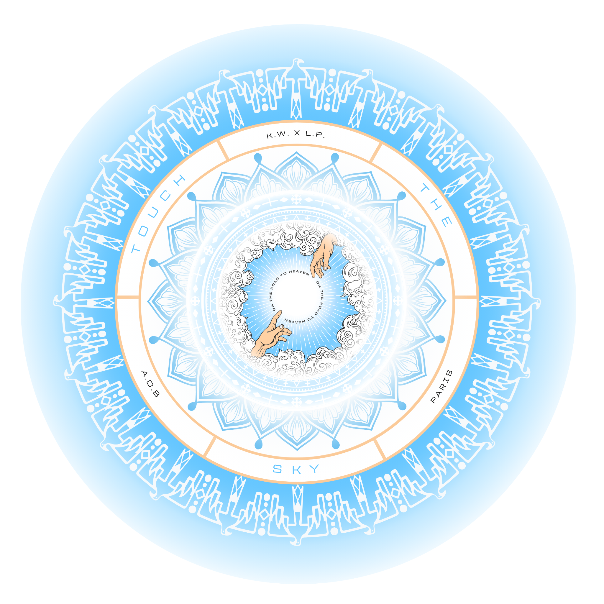 LE SWEAT SANS CAPUCHE "TOUCH THE SKY"