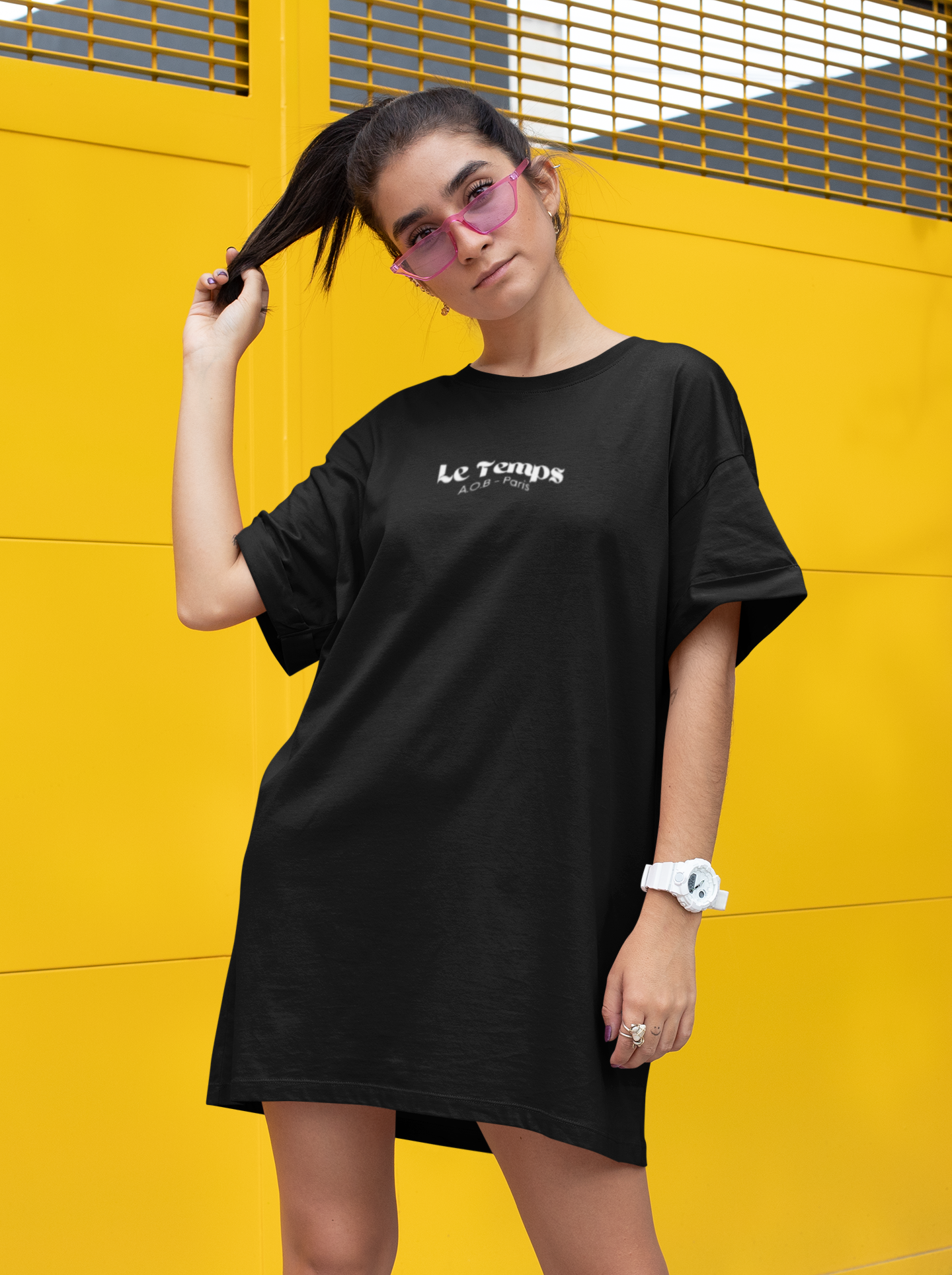 LA ROBE T-SHIRT "LE TEMPS"