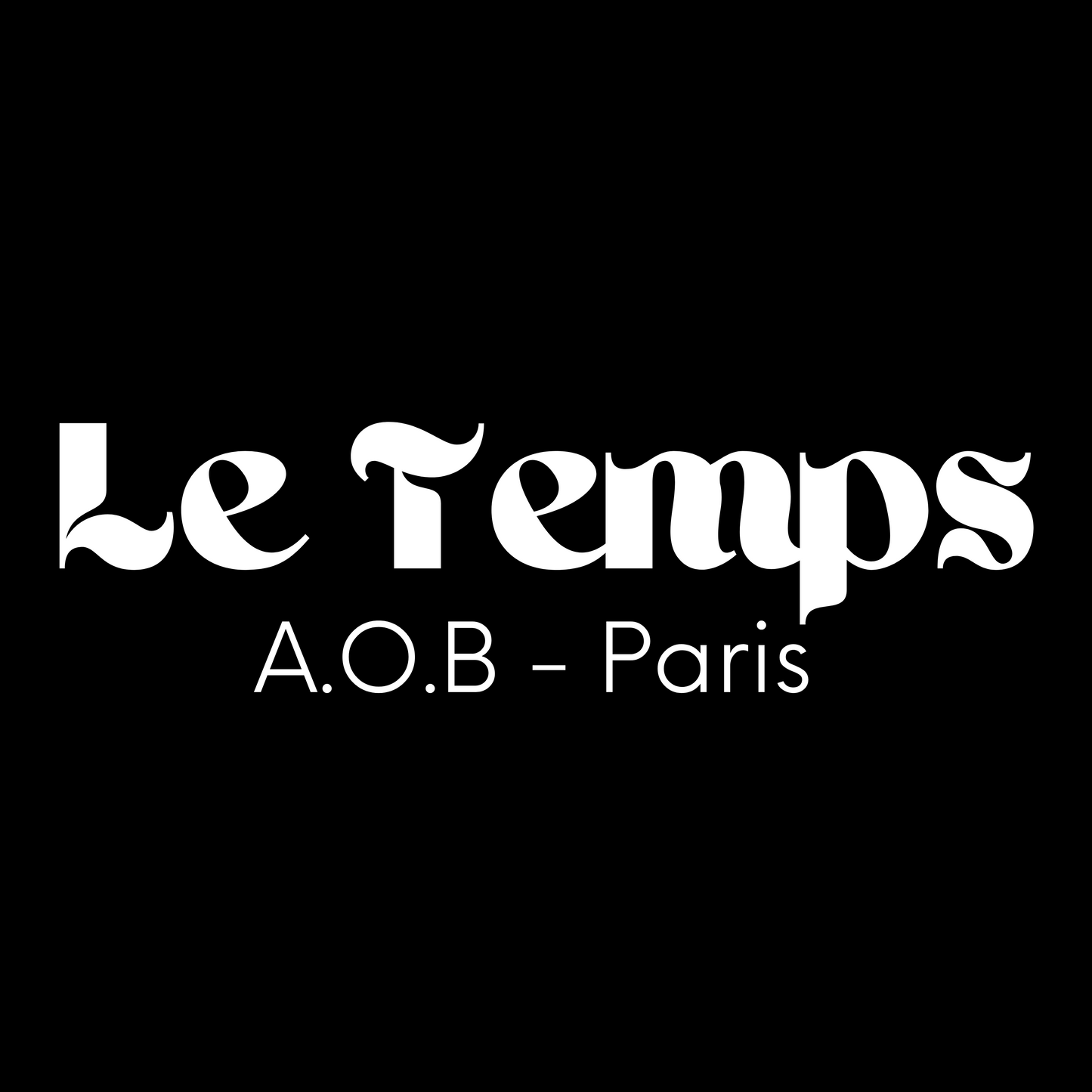 LA ROBE T-SHIRT "LE TEMPS"