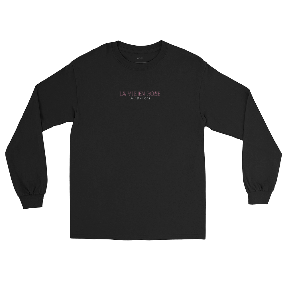 THE LONG SLEEVE T-SHIRT "LA VIE EN ROSE" 