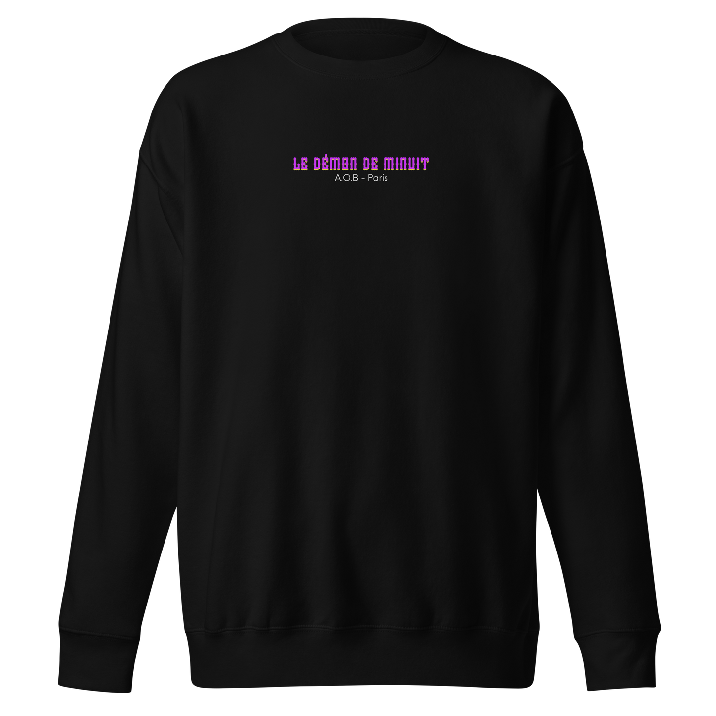 LE SWEAT SANS CAPUCHE "LE DÉMON DE MINUIT"