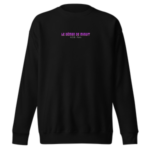 LE SWEAT SANS CAPUCHE "LE DÉMON DE MINUIT"