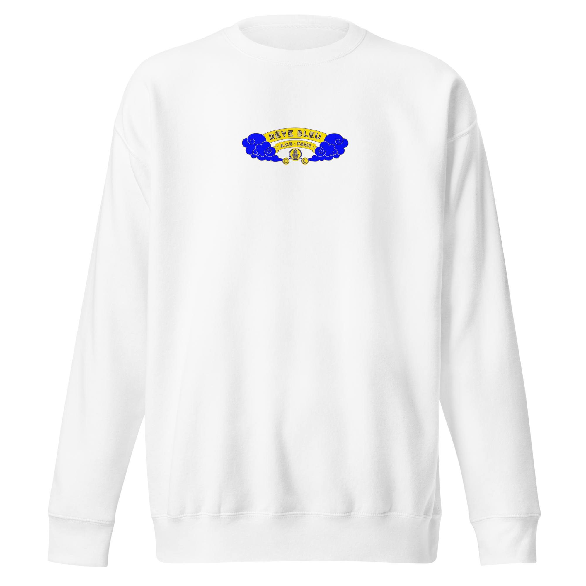 THE "BLUE DREAM" HOODLESS SWEATSHIRT